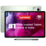 Lenovo Tab M11 Wi-Fi+4G Android Tablet with Stylus (11 Inch, 8GB RAM, 128GB ROM, Seafoam Green)